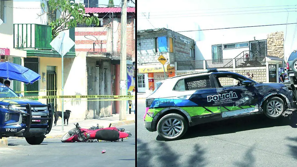 Persecución y balacera en la colonia Guadalupe Hidalgo